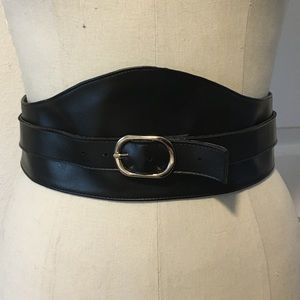 Deandri Vegan Leather Belt with Front Buckle